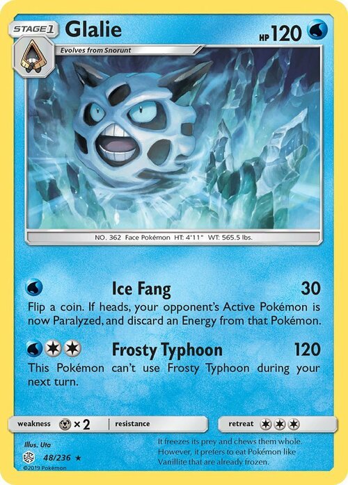 Glalie Card Front