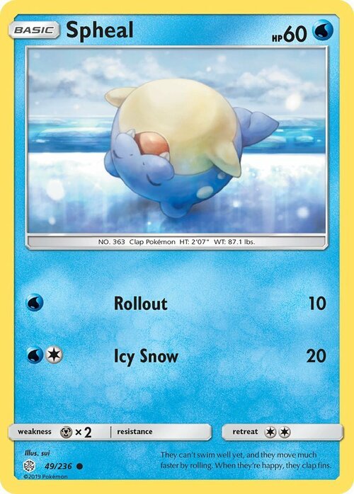 Spheal Card Front