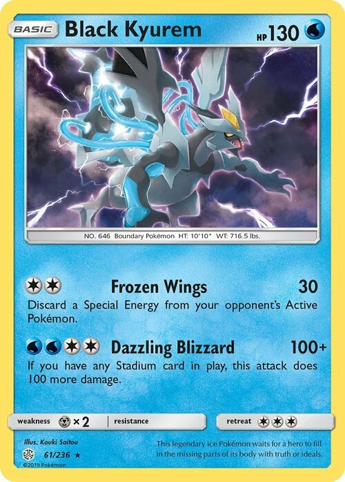 Black Kyurem Card Front