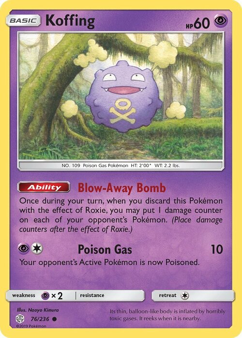 Koffing Card Front