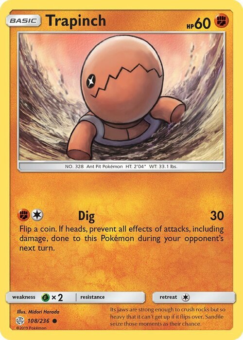 Trapinch Card Front