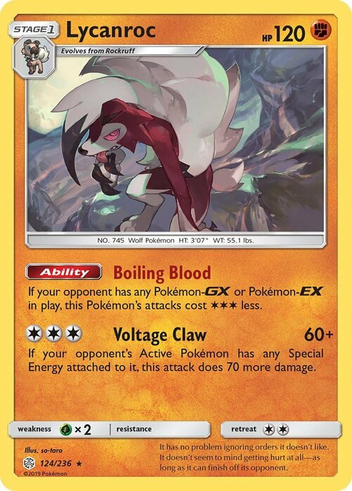 Lycanroc Card Front