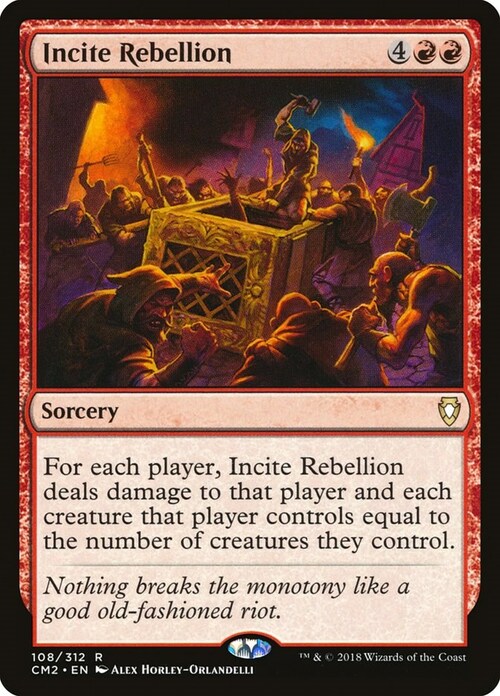 Incite Rebellion Card Front