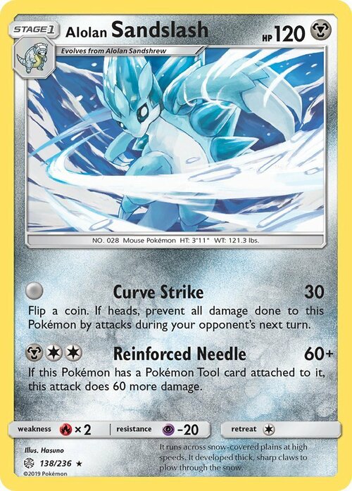 Alolan Sandslash Card Front