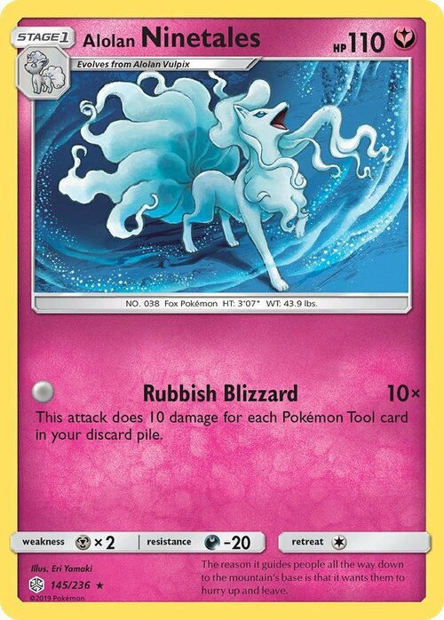 Alolan Ninetales Card Front