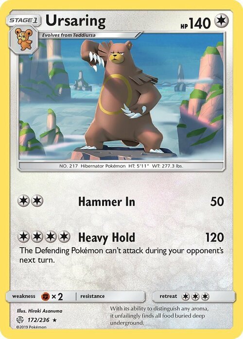 Ursaring Card Front