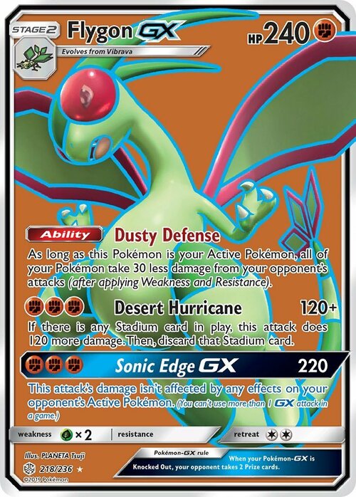 Flygon GX Card Front