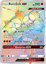 Buzzwole GX [Jet Punch | Knuckle Impact]