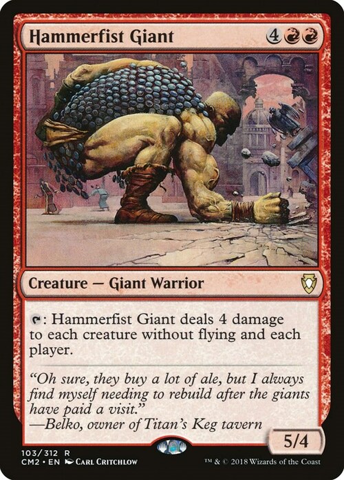 Hammerfist Giant Card Front