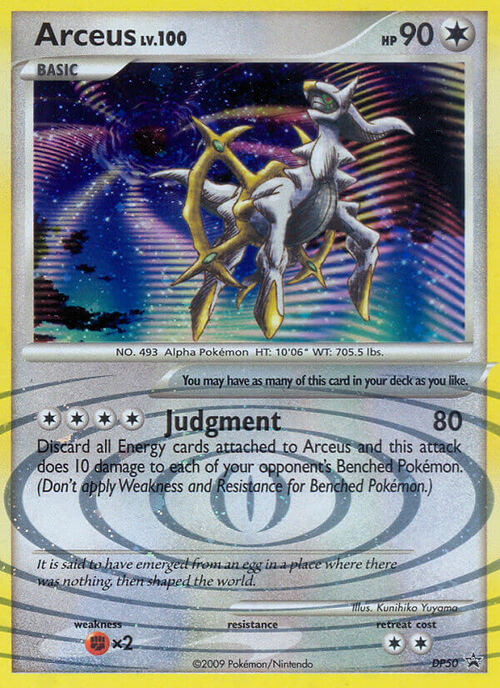 Arceus Card Front