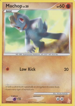 Machop Card Front