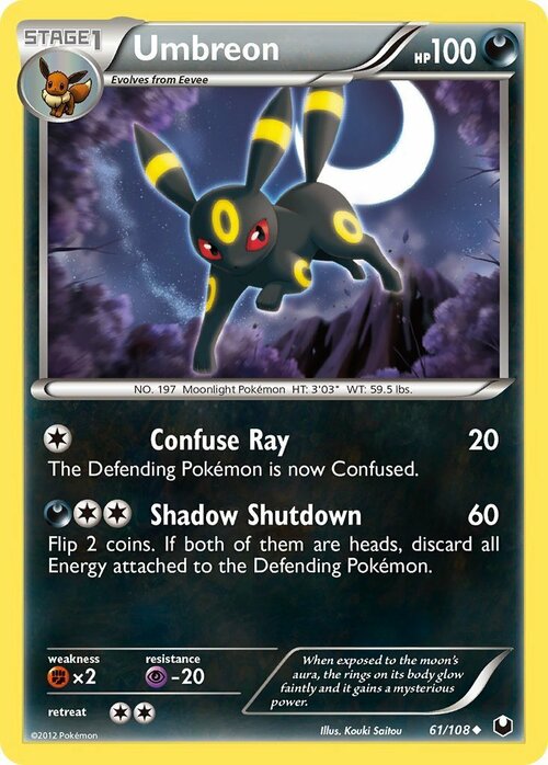 Umbreon Card Front