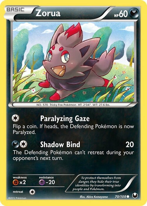 Zorua Card Front