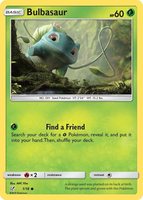 Bulbasaur Card Front