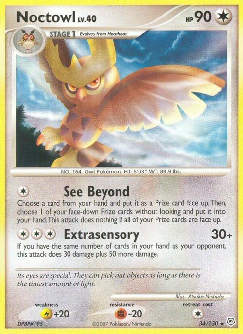 Noctowl Lv.40 Card Front