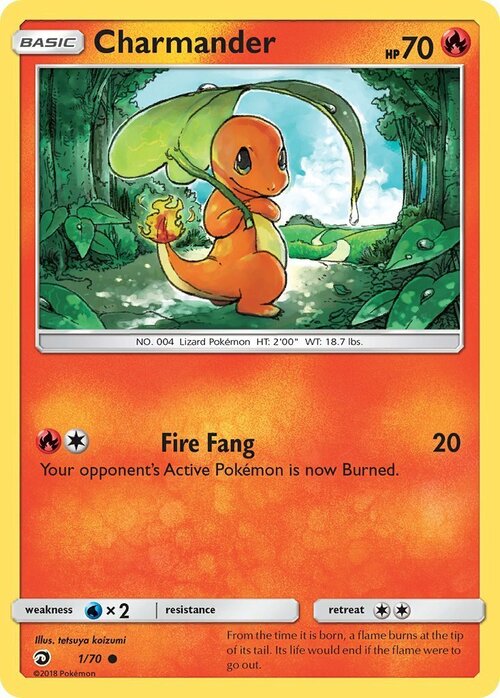 Charmander Card Front