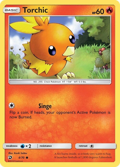 Torchic Card Front