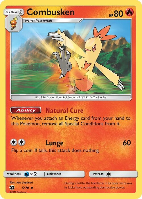 Combusken Card Front