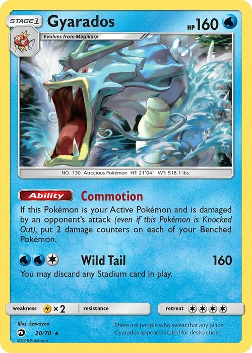 Gyarados Card Front