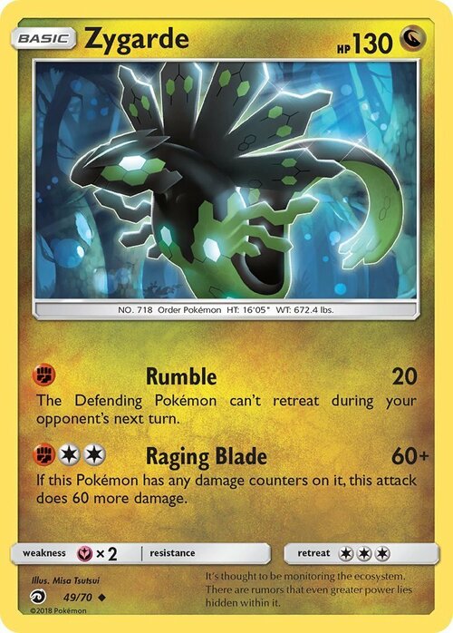 Zygarde Card Front