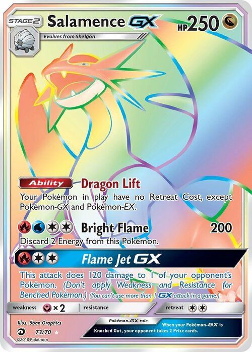 Salamence GX Card Front