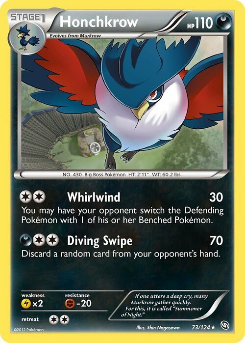 Honchkrow Card Front