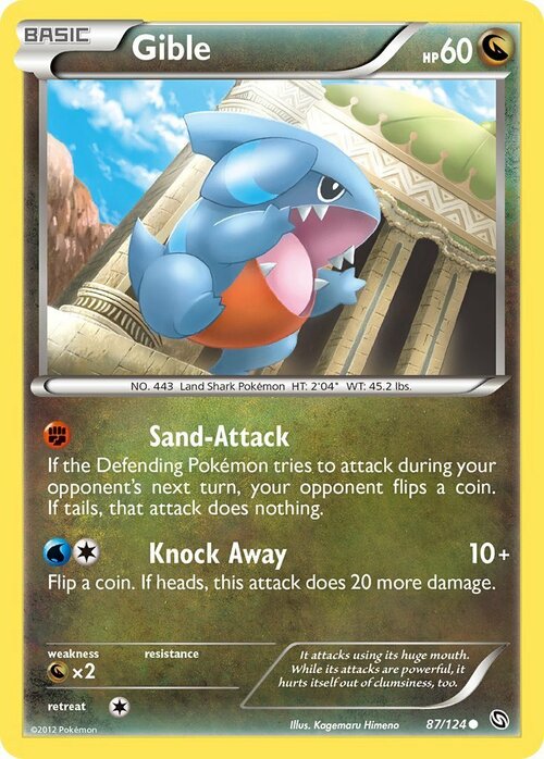 Gible Card Front