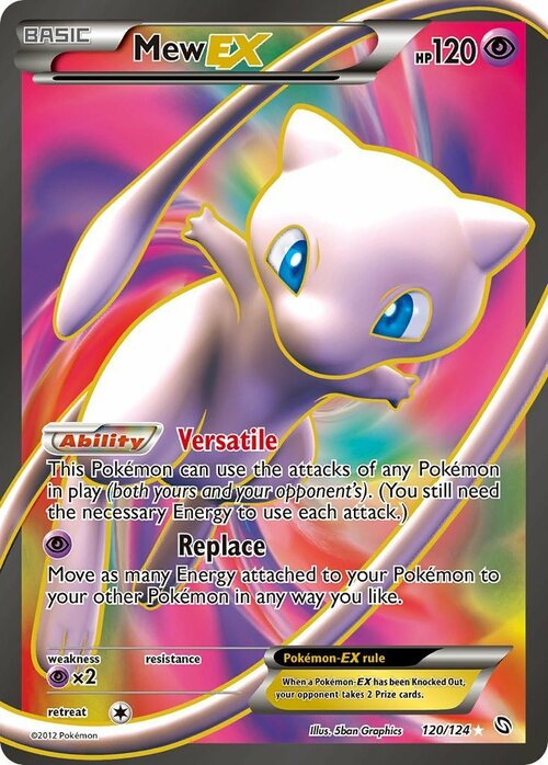 Mew EX Card Front