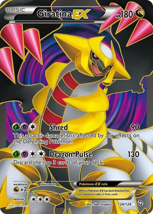 Giratina EX Card Front