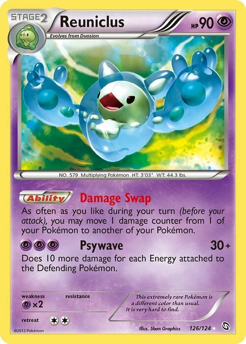 Reuniclus Card Front