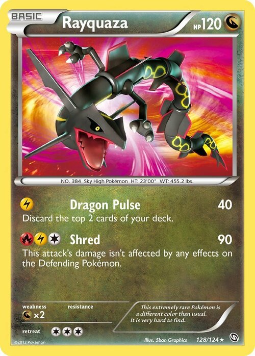 Rayquaza Card Front