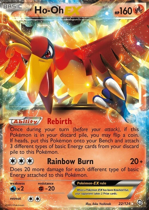 Ho-Oh EX Card Front