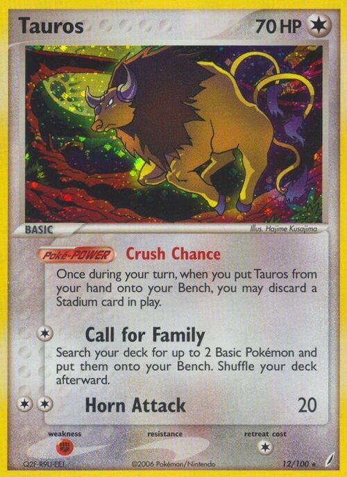 Tauros Card Front