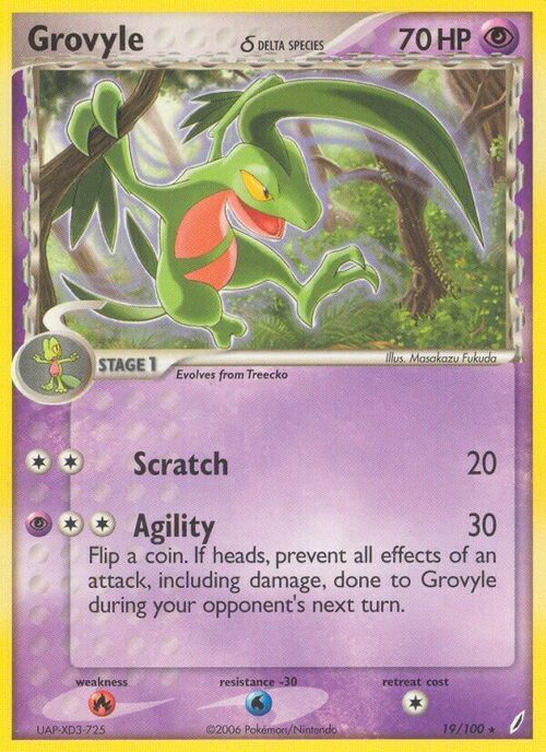 Grovyle δ Card Front