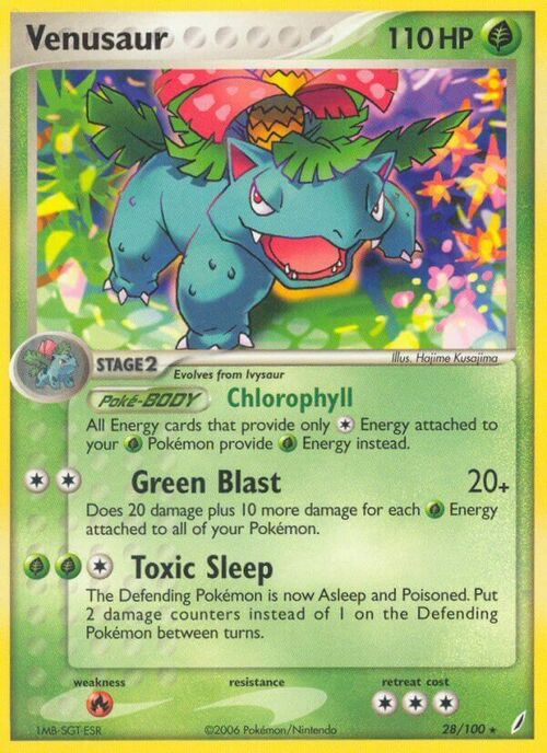 Venusaur Card Front