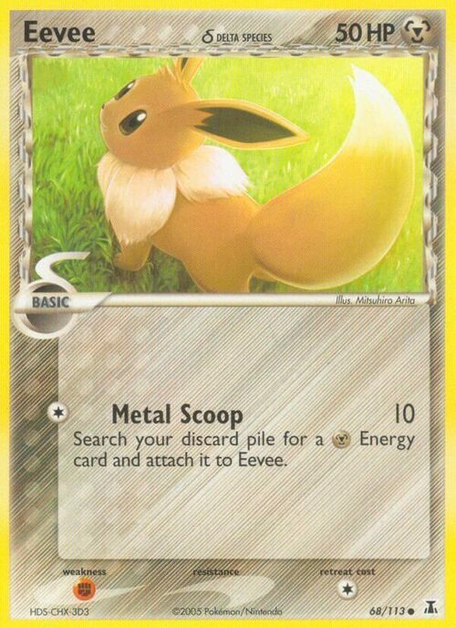 Eevee δ Card Front