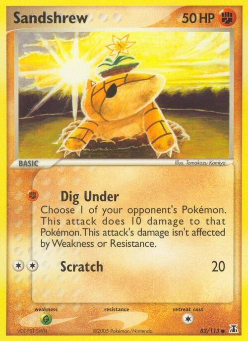 Sandshrew Card Front