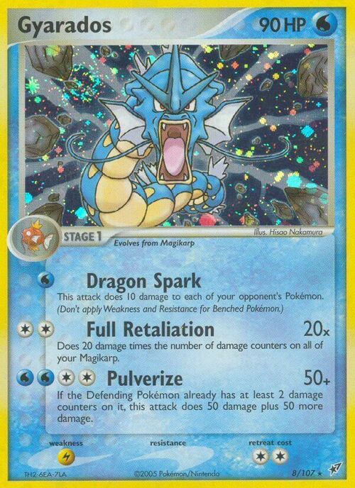 Gyarados Card Front