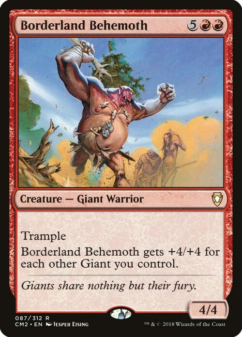 Borderland Behemoth Card Front