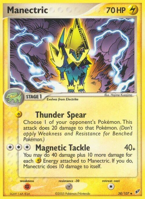 Manectric Card Front