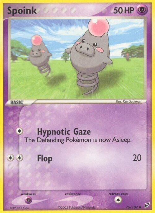 Spoink Card Front