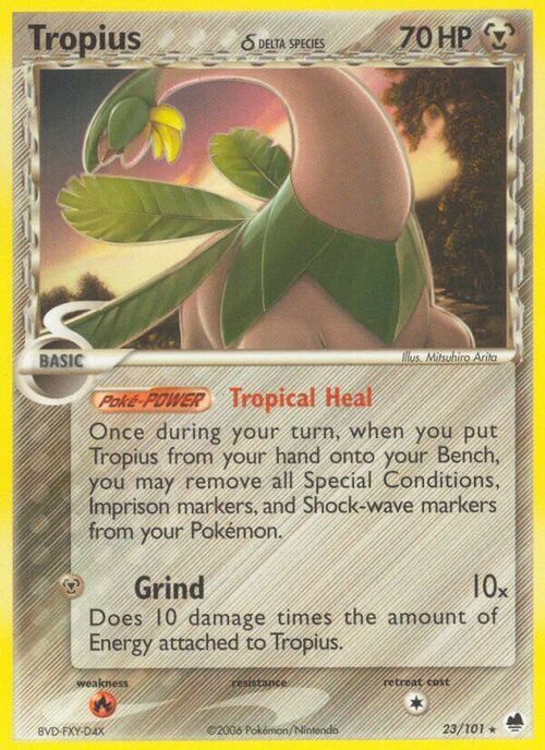 Tropius δ Card Front