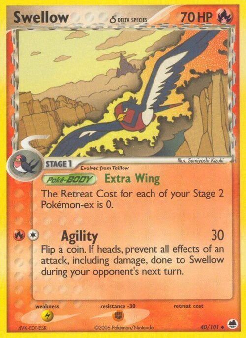 Swellow δ Card Front