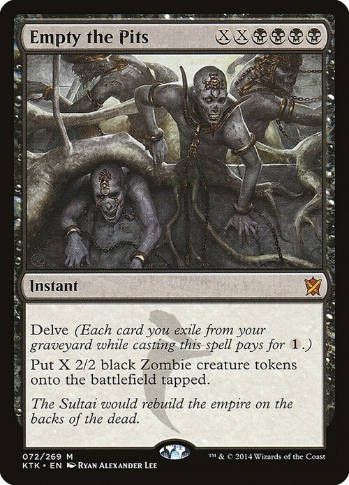 Empty the Pits Card Front