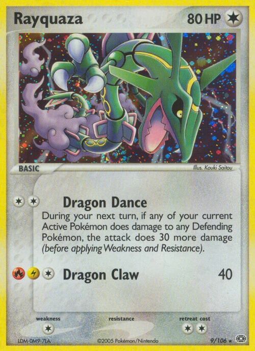 Rayquaza Card Front