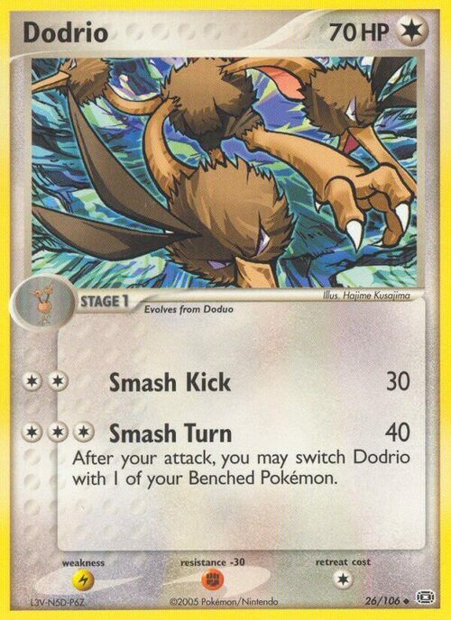 Dodrio Card Front