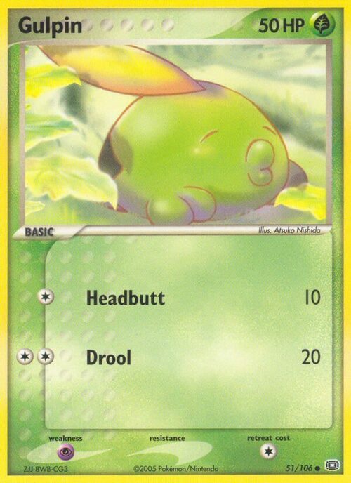 Gulpin Card Front