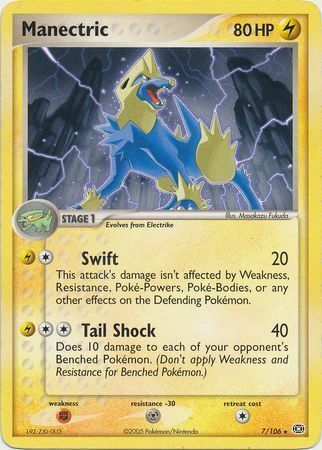 Manectric Card Front