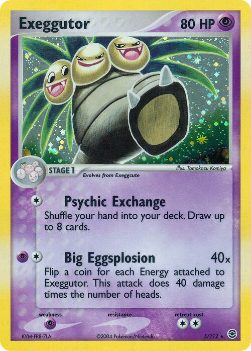 Exeggutor Card Front