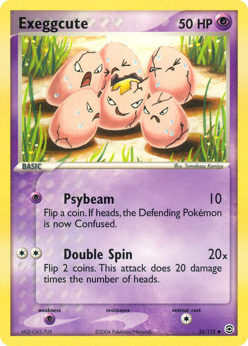 Exeggcute Card Front